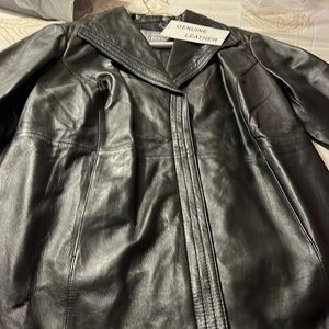 Leather jacket black